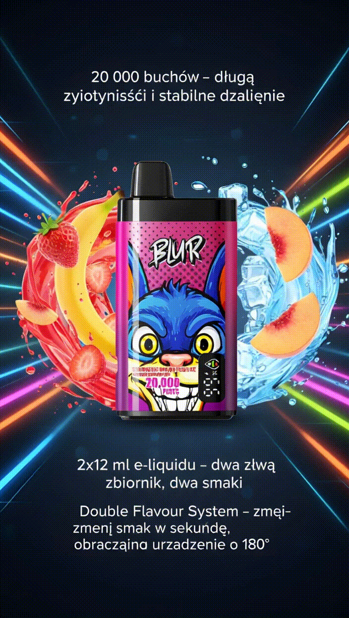 Jednorazówki e papieros blur 20K buchów