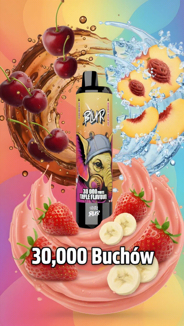 Jednorazówki e papieros blur 30K buchów